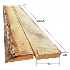 25 х 150 х 6000 (1 сорт)